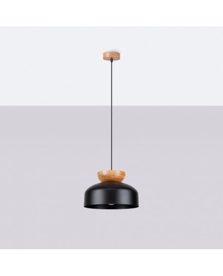 Lampa wisząca MARION czarna Sollux SL.1351