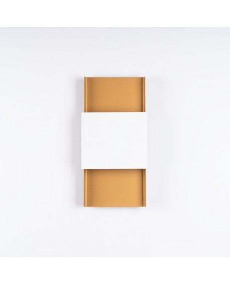 Kinkiet DURLIN złoty/biały Sollux SL.1353