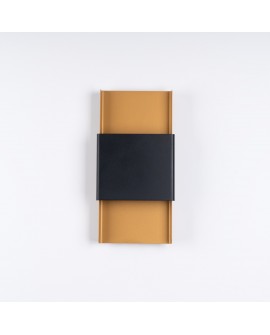 Kinkiet DURLIN złoty/czarny Sollux SL.1354