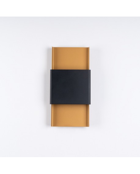 Kinkiet DURLIN złoty/czarny Sollux SL.1354