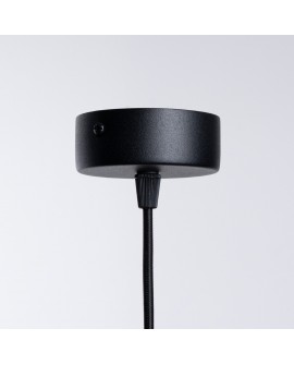 Lampa wisząca ELECTRA czarna beton Sollux SL.1355