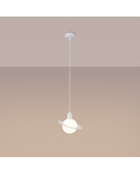 Lampa wisząca HYPERION 1 biały Sollux SL.1356