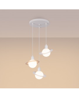 Lampa wisząca HYPERION 3P biały Sollux SL.1357