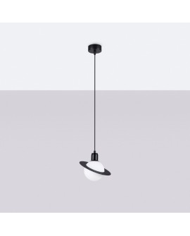 Lampa wisząca HYPERION 1 czarny Sollux SL.1358