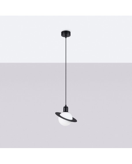 Lampa wisząca HYPERION 1 czarny Sollux SL.1358
