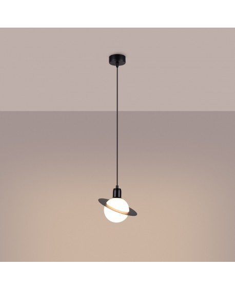 Lampa wisząca HYPERION 1 czarny Sollux SL.1358