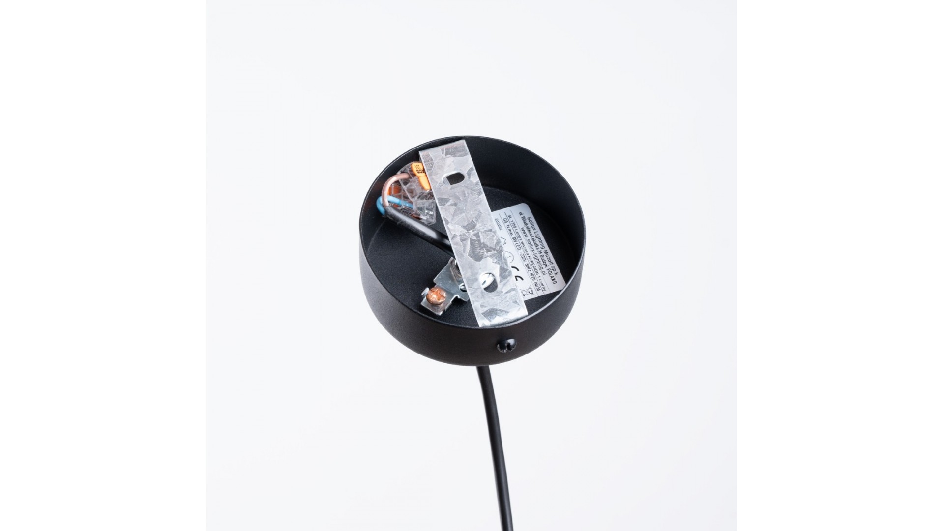 Lampa wisząca HYPERION 1 czarny Sollux SL.1358