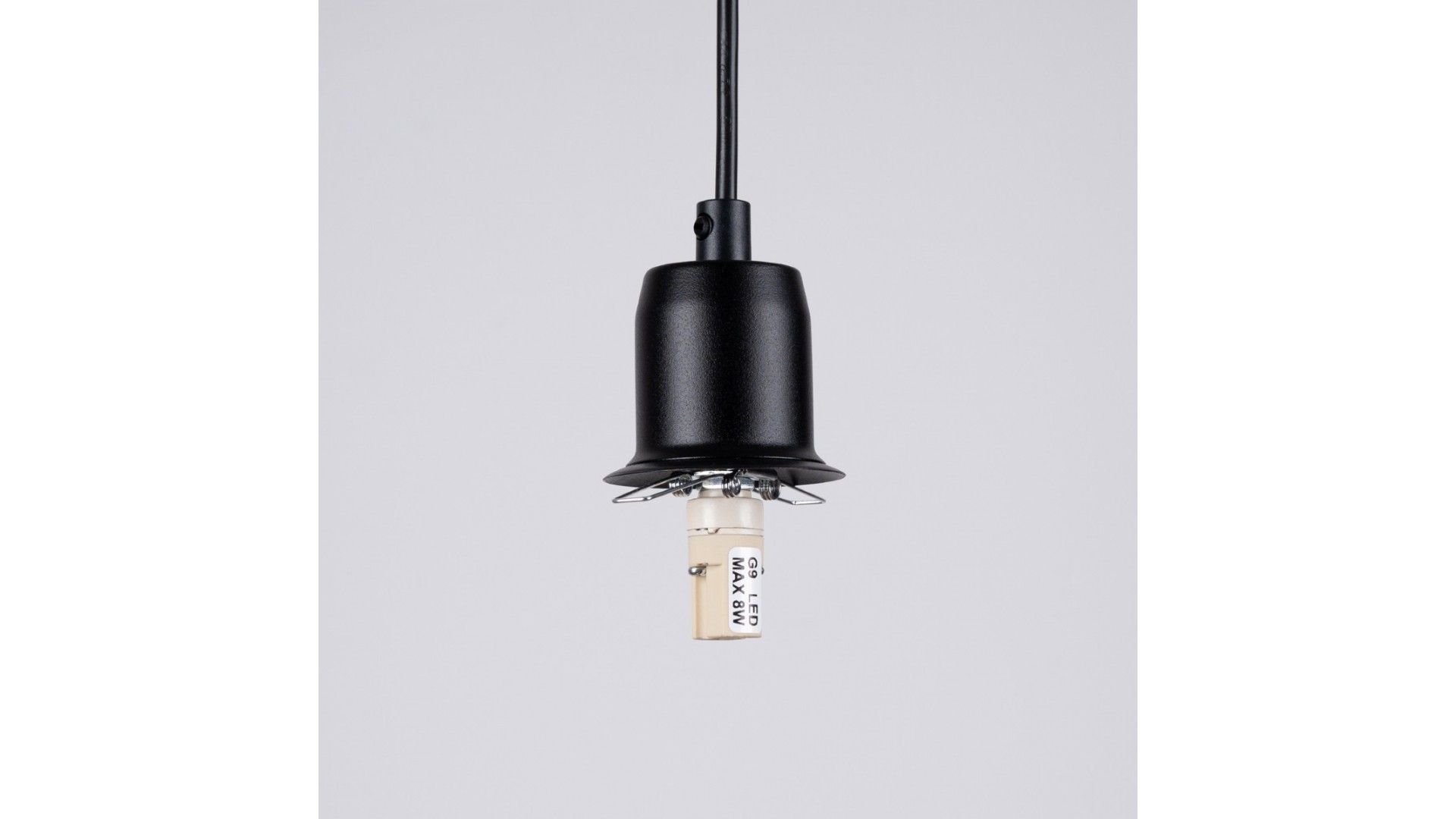 Lampa wisząca HYPERION 1 czarny Sollux SL.1358