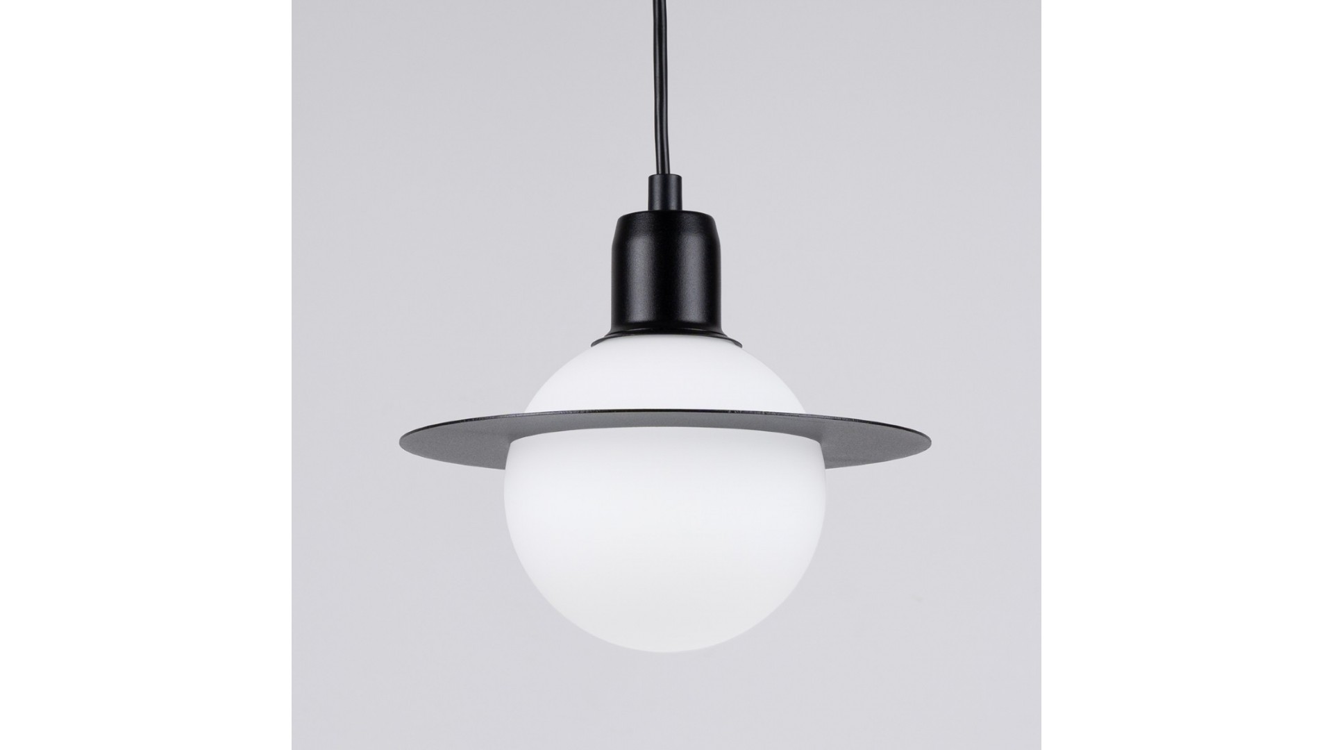 Lampa wisząca HYPERION 1 czarny Sollux SL.1358