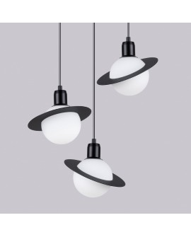 Lampa wisząca HYPERION 3P czarny Sollux SL.1359