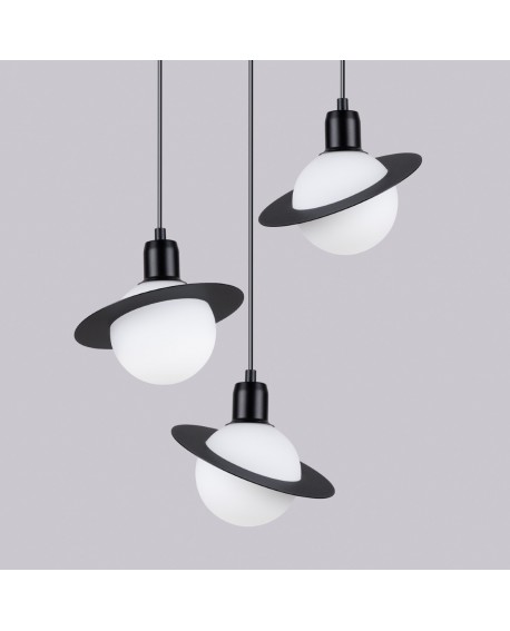 Lampa wisząca HYPERION 3P czarny Sollux SL.1359