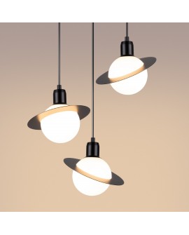 Lampa wisząca HYPERION 3P czarny Sollux SL.1359