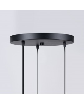 Lampa wisząca HYPERION 3P czarny Sollux SL.1359