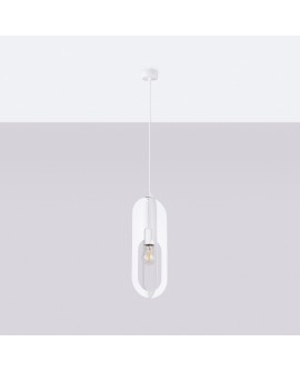 Lampa wisząca NICUS 1 biała Sollux SL.1360