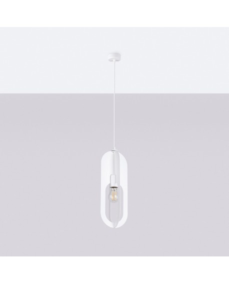 Lampa wisząca NICUS 1 biała Sollux SL.1360