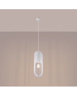 Lampa wisząca NICUS 1 biała Sollux SL.1360