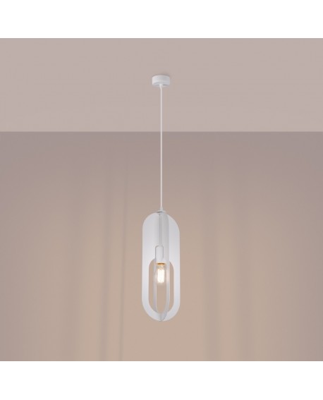 Lampa wisząca NICUS 1 biała Sollux SL.1360