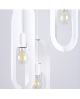 Lampa wisząca NICUS 3P biała Sollux SL.1361