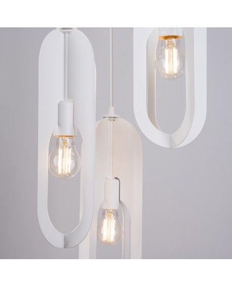 Lampa wisząca NICUS 3P biała Sollux SL.1361