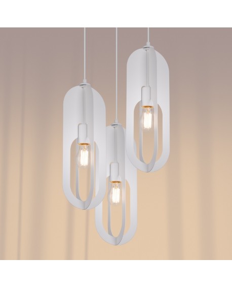 Lampa wisząca NICUS 3P biała Sollux SL.1361