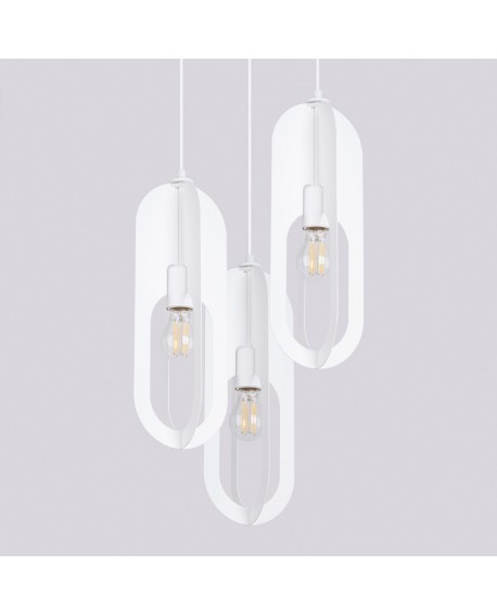 Lampa wisząca NICUS 3P biała Sollux SL.1361