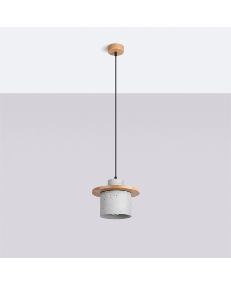 Lampa wisząca MAB beton Sollux SL.1363