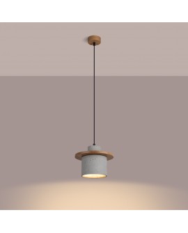 Lampa wisząca MAB beton Sollux SL.1363