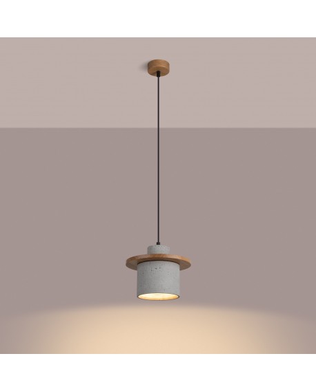 Lampa wisząca MAB beton Sollux SL.1363