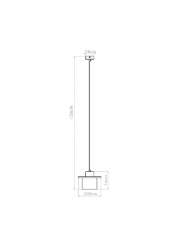 Lampa wisząca MAB beton Sollux SL.1363