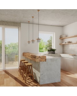 Lampa wisząca MAB beton Sollux SL.1363