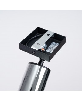 Kinkiet WINX czarny/chrom Sollux SL.1366