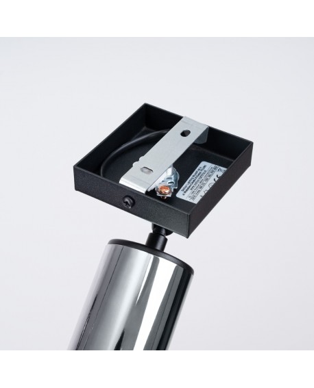 Kinkiet WINX czarny/chrom Sollux SL.1366