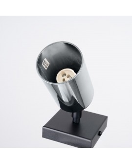 Kinkiet WINX czarny/chrom Sollux SL.1366