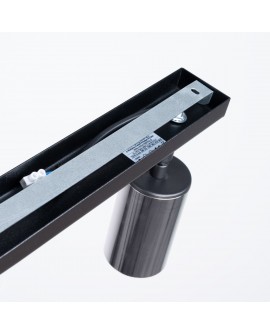 Plafon WINX 2 czarny/chrom Sollux SL.1367