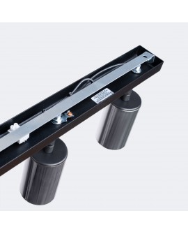 Plafon WINX 3 czarny/chrom Sollux SL.1368