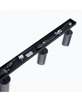 Plafon WINX 4L czarny/chrom Sollux SL.1371