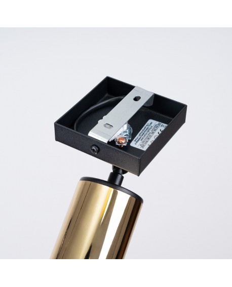 Kinkiet WINX czarny/złoty Sollux SL.1382