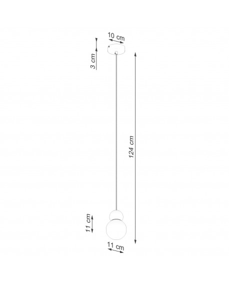 Lampa wisząca PEKKA 1 biała/naturalne drewno Sollux SL.1390