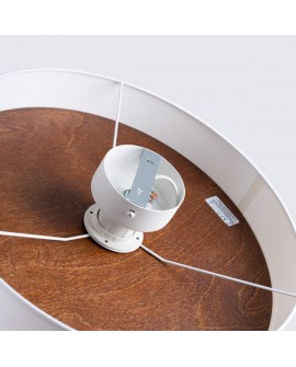 Plafon TELESTO biały/ciemny brąz Sollux SL.1392