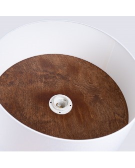 Plafon TELESTO biały/ciemny brąz Sollux SL.1392