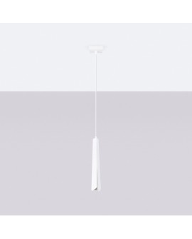 Lampa wisząca PRYSM 1 biała Sollux SL.1397