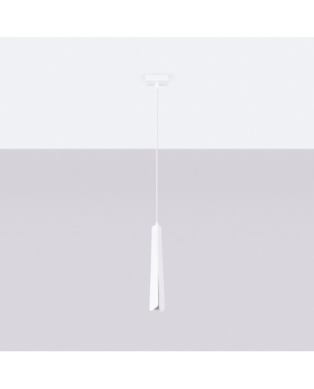 Lampa wisząca PRYSM 1 biała Sollux SL.1397