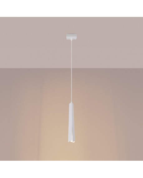 Lampa wisząca PRYSM 1 biała Sollux SL.1397
