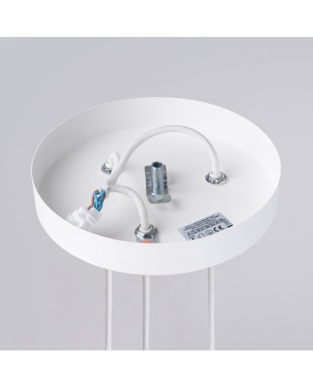 Lampa wisząca PRYSM 3P biała Sollux SL.1398