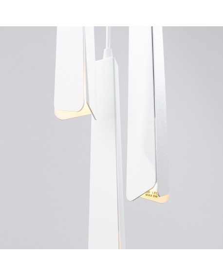 Lampa wisząca PRYSM 3P biała Sollux SL.1398