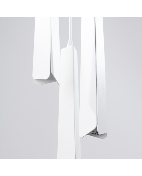 Lampa wisząca PRYSM 3P biała Sollux SL.1398