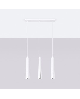 Lampa wisząca PRYSM 3L biała Sollux SL.1399