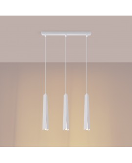 Lampa wisząca PRYSM 3L biała Sollux SL.1399