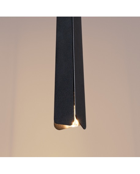 Lampa wisząca PRYSM 1 czarna Sollux SL.1400