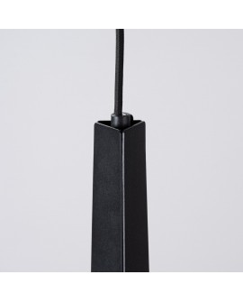 Lampa wisząca PRYSM 1 czarna Sollux SL.1400